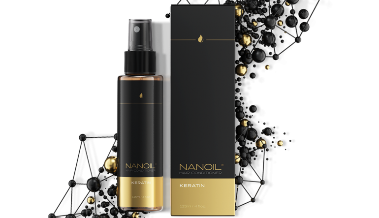 nejlepší dvoufázový vlasový kondicionér s keratinem Nanoil